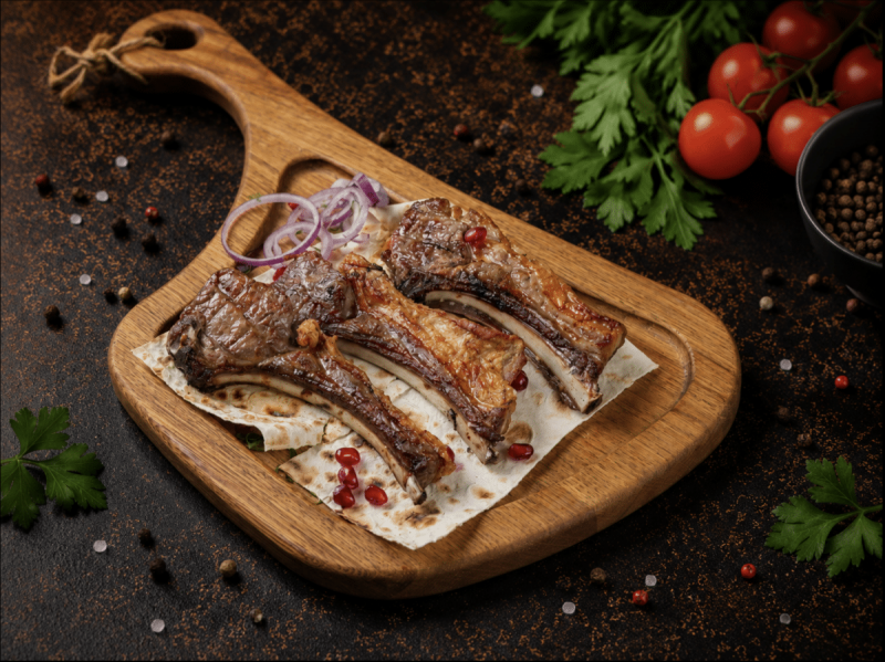 Шашлык из бараньей корейки