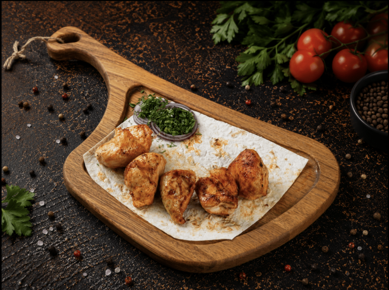 Шашлык из филе куриной грудки