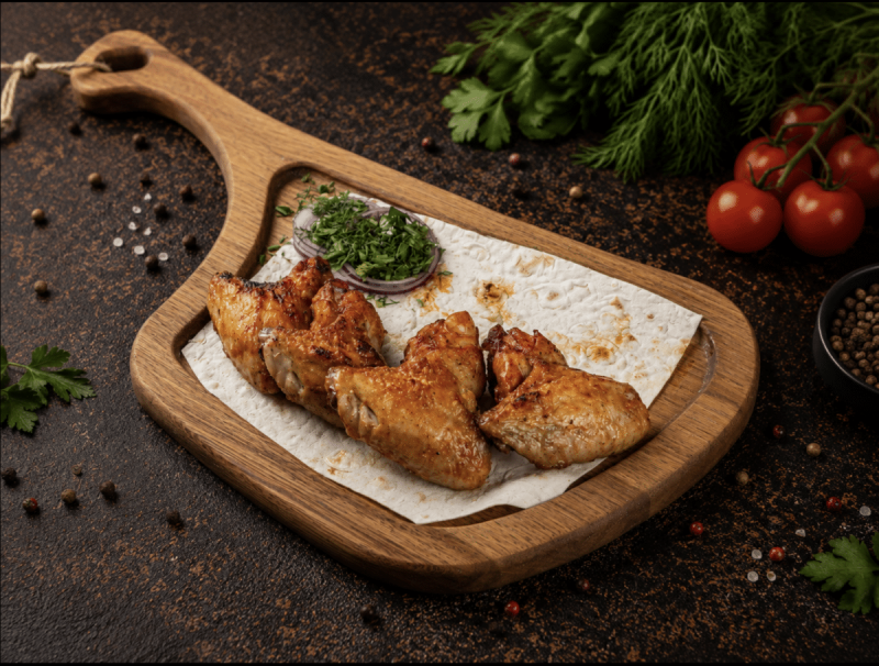 Шашлык из куриных крыльев